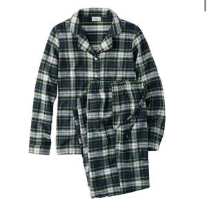 LL Bean tartan plaid flannel Christmas pajamas